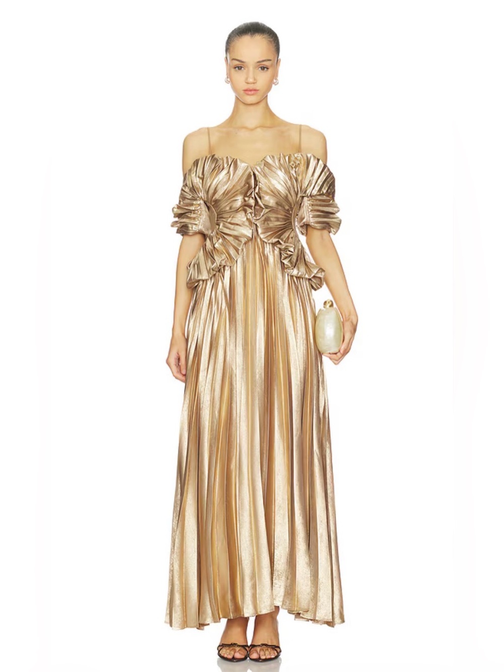 ACLER
Hillsome Maxi Dress In Metallic